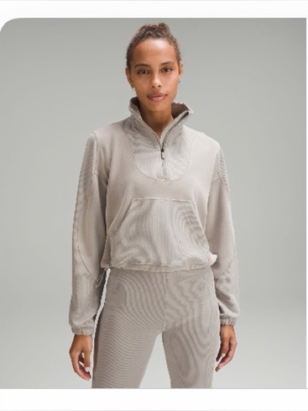 Women's Brushed Softstreme Ribbed Half Zip